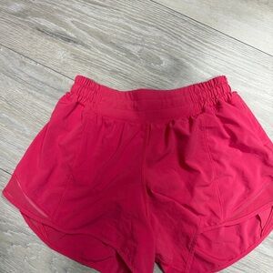 lululemon athletica Vivid Pink Athletic Shorts